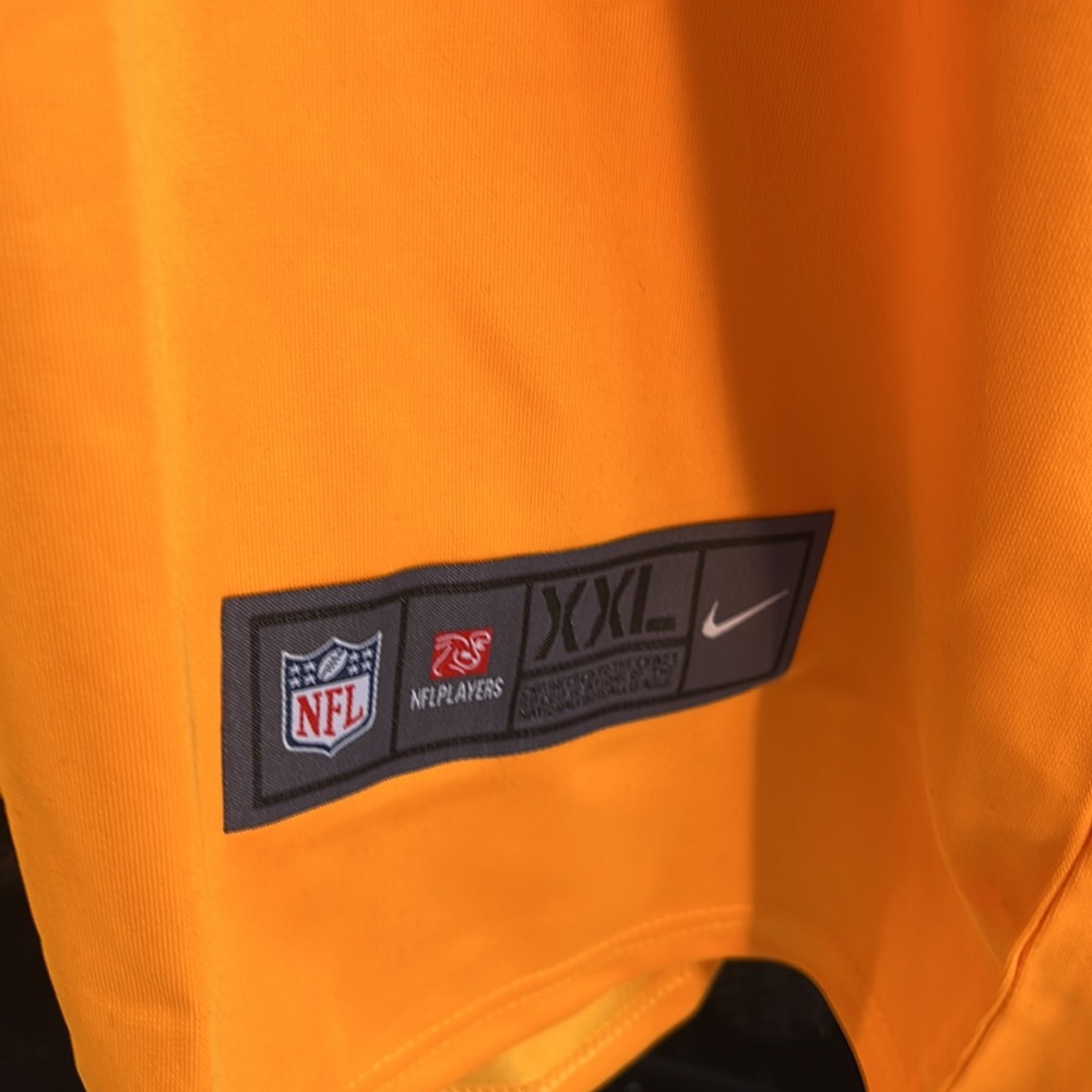 Pittsburgh Steelers George Pickens Football Jersey Yellow Black Stitched Sz XXL - Picture 4 of 7